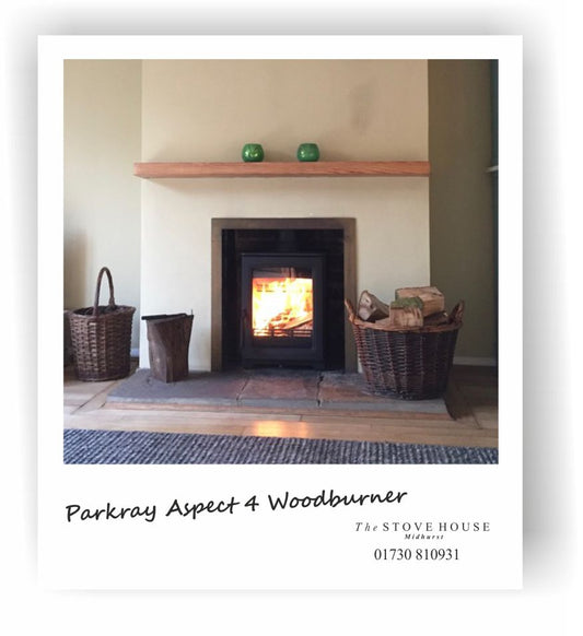 Parkray Aspect 4 supplied and installed by - The Stove House your local stove installer and supplier, between Chichester and Haslemere. 01730 810931