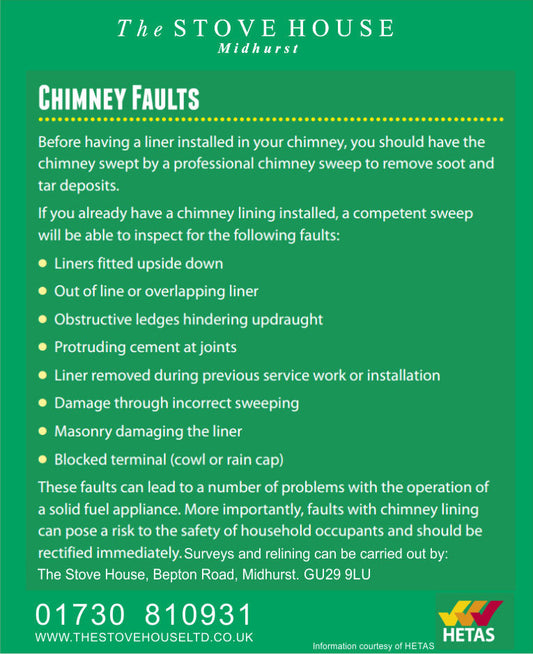 Common Chimney & Flue Liner Faults