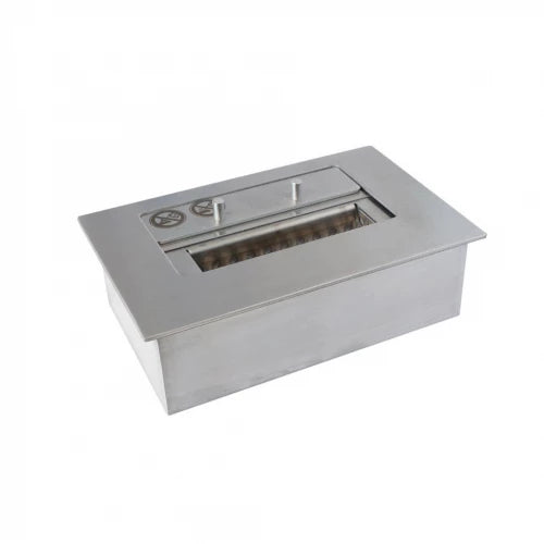 Premium 1.3 Litre Bioethanol Burner with Lip for fireplace projects at The Stove House