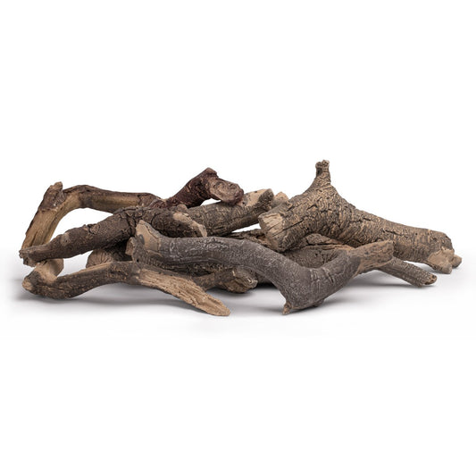 Nine pieces of high-definition cement logs for bioethanol baskets and bio fireplaces, most natural artificial wood effect. from The Stove House Midhurst 01730 810931