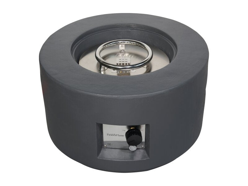 Field & Flame Canna Gas Fire Pit in Grey
