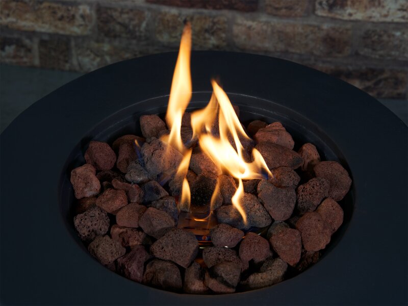 Field & Flame Canna Gas Fire Pit in Grey