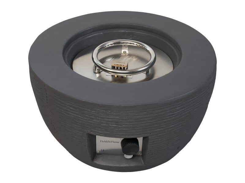 Field & Flame Marilla Gas Fire Pit in Grey