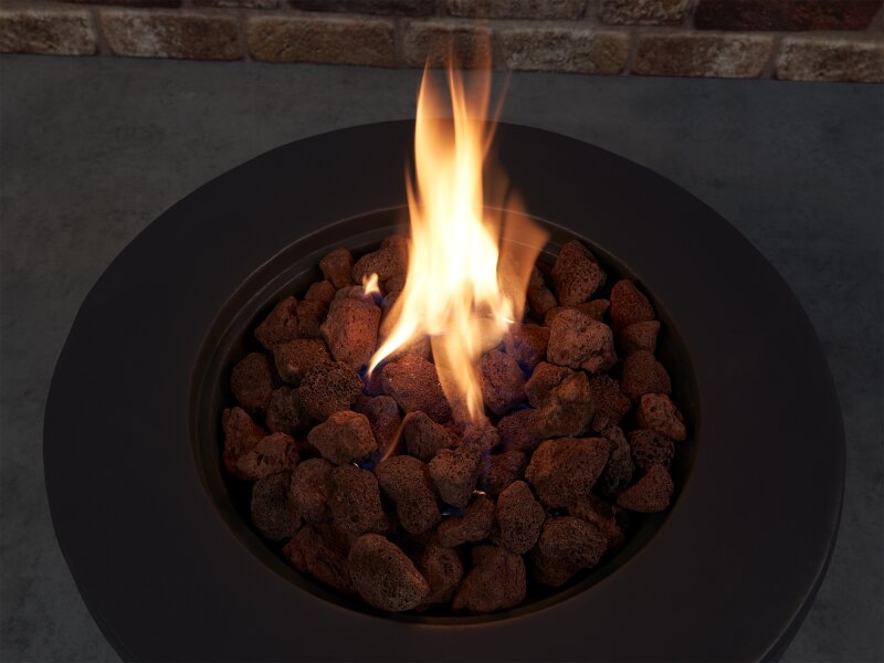 Field & Flame Marilla Gas Fire Pit in Grey