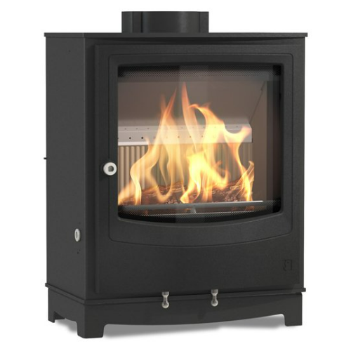 Arada Farringdon Medium Eco Ecodesign Ready compact wood and solid fuel stove at The Stove House Ltd. West Sussex.