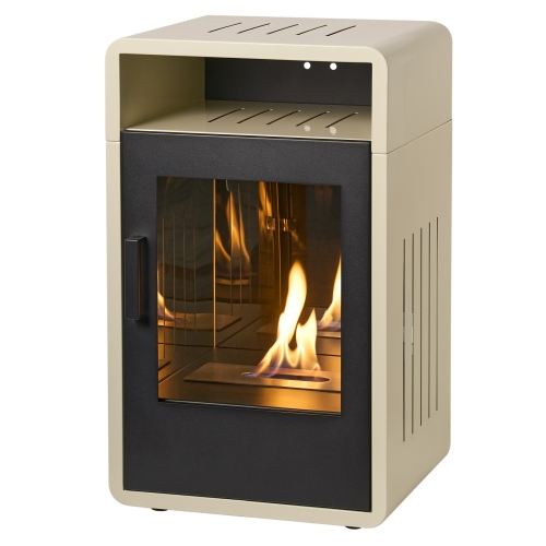 Bellini - Bioethanol Modern Stove burning bio ethanol eco fuel, which means it doesn't need a chimney. Available at The Stove House Ltd. West Sussex.