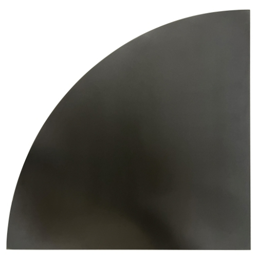 Quadrant Black Granite Hearth - 1000 mm x 1000 mm x 20 mm thick at The Stove House Ltd. West Sussex.