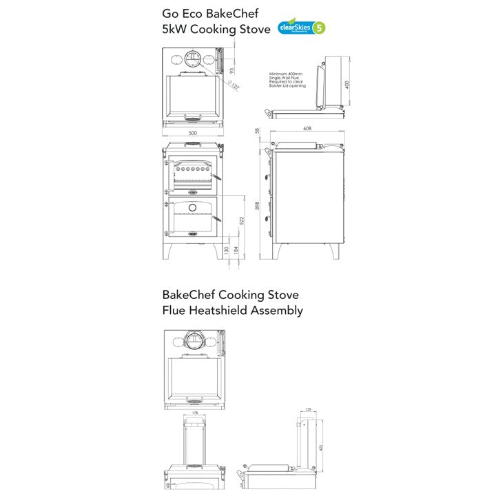 The Go Eco Bakechef - Charlton & Jenrick - The Stove House 01730810931