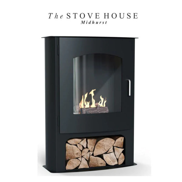Pembrey Imagin fires Bioethanol Modern Stove Bundle Sale Offer with accessorie with logs fuel and fibreglow - The Stove House