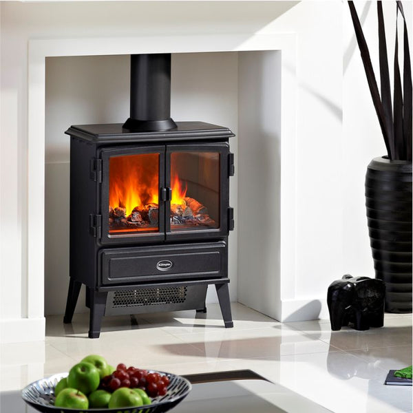 Dimplex Willowbrook Opti Myst Real Smoke Effect Black Electric Stove – The  Stove House