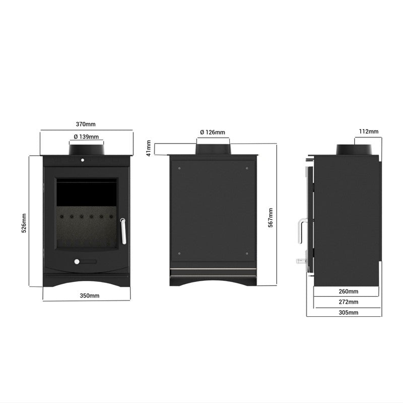 Oakleaf Langley 5kW - The Stove House 01730 810931