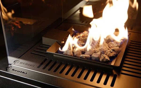 Deluxe White Outdoor Gas Fireplace Patio Heater – The Stove House