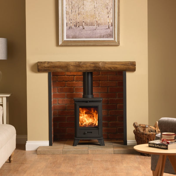 Capital fire Bassington Compact Eco Multi Fuel Woodburning Stove – The Stove  House