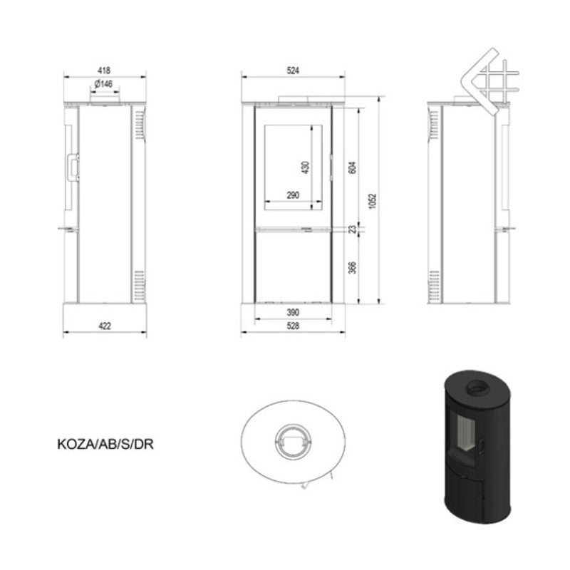 Dalton - The Stove House 01730810931