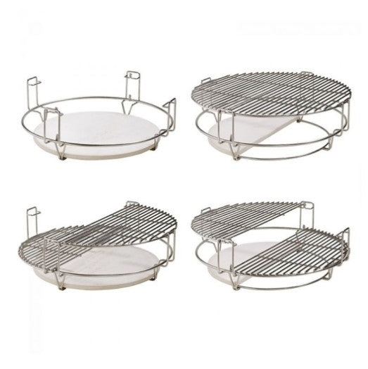 Mi-Fires 18" Black Kamado Grill all-in-one BBQ & Smoker at The Stove House Ltd. West Sussex.