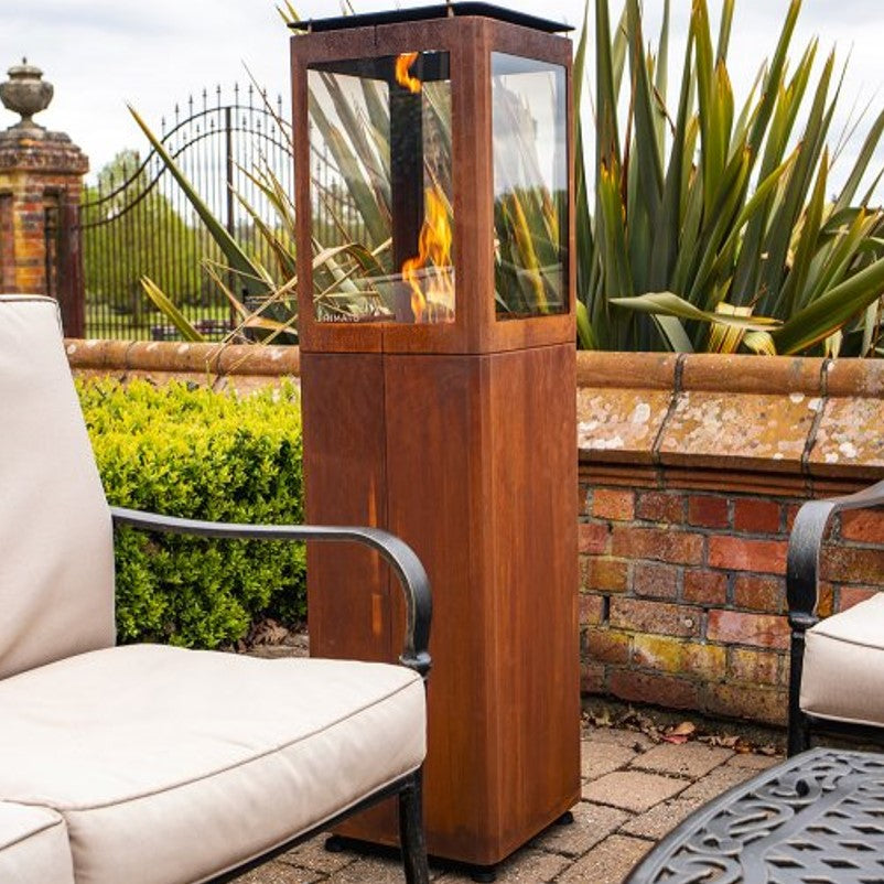 Qube Pellet Patio Heater - The Stove House
