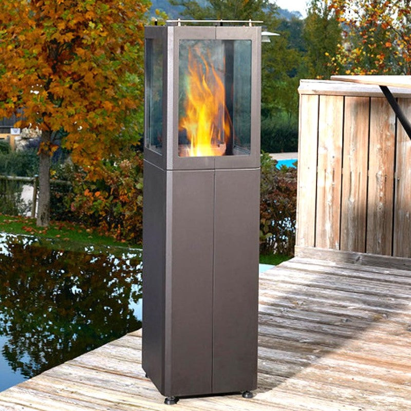 Qube Pellet Patio Heater - The Stove House