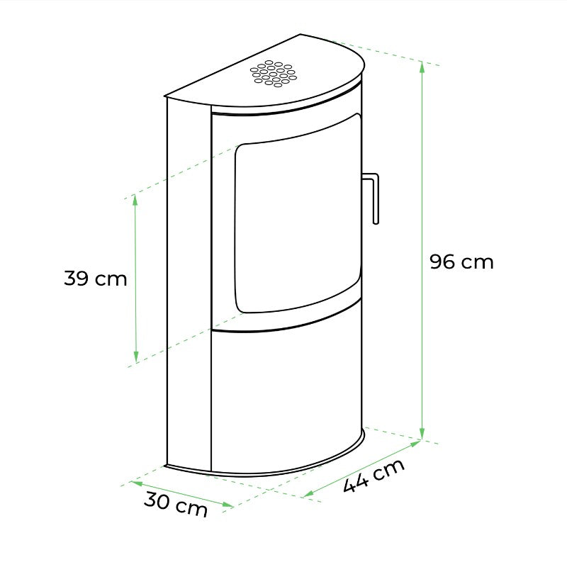 RICHMOND BIOETHANOL STOVE - The Stove House 01730810931