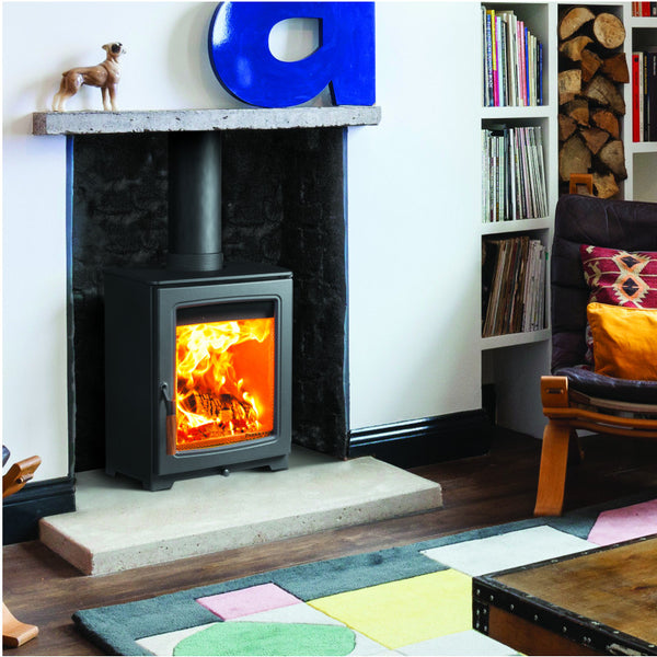 New Parkray Aspect 4 Compact Modern 5kW Defra Small Stove From Hunter – The  Stove House