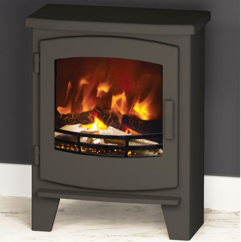 Broseley Evolution Black Beacon Electric Stove - Small & Large - The Stove House Midhurst Nr Chichester West Sussex
