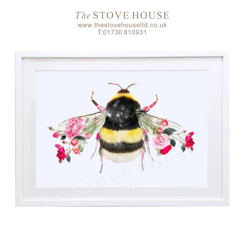Botanical Art Prints: Bee - Beautiful Animal & Flower Pictures - The Stove House