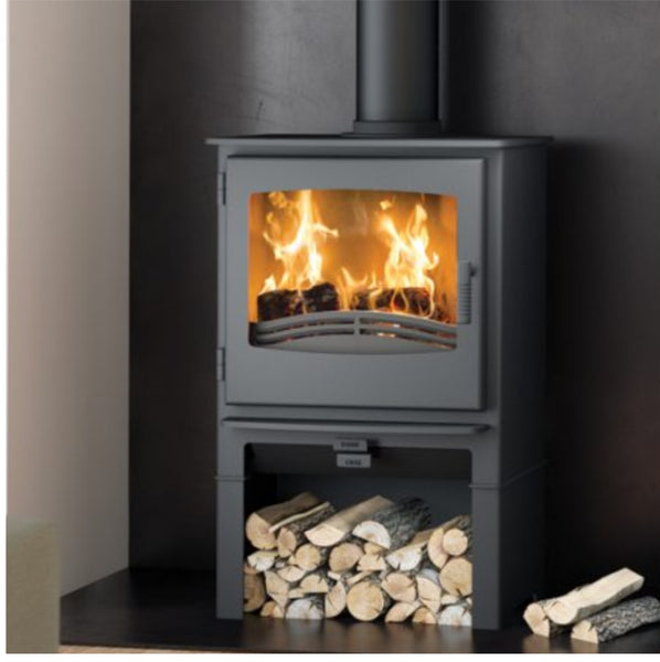 Broseley Desire 7 Log Store Multifuel Stove - The Stove House Midhurst Nr Chichester West Sussex
