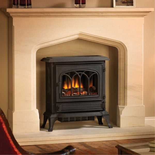 BROSELEY ELECTRIC FIRES / STOVES Canterbury Cast Iron Electric Stove – The  Stove House