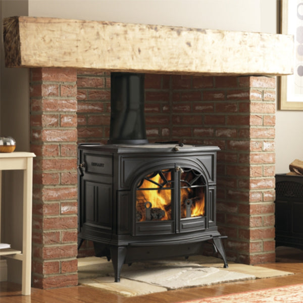 Vermont Castings Defiant two in one Stove in Black or Bordeaux – The Stove  House