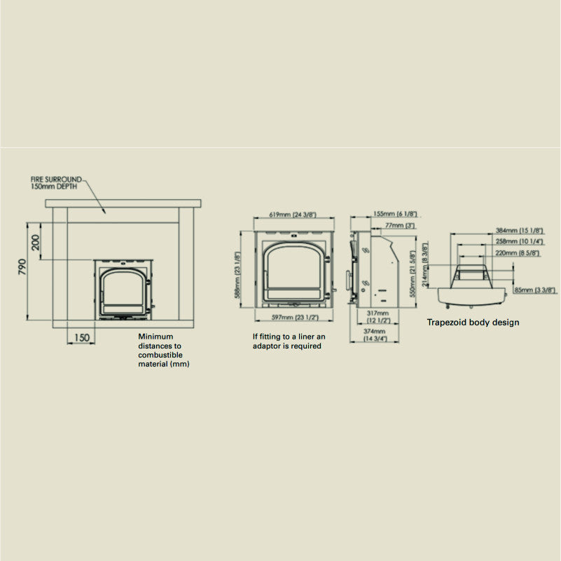 Eco Ideal Inset 5 - The Stove House