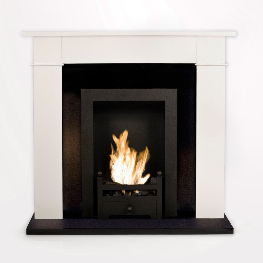 Bioethanol fire basket for fireplace or open fire, traditional bio ethanol grate at The Stove House 01730 810931