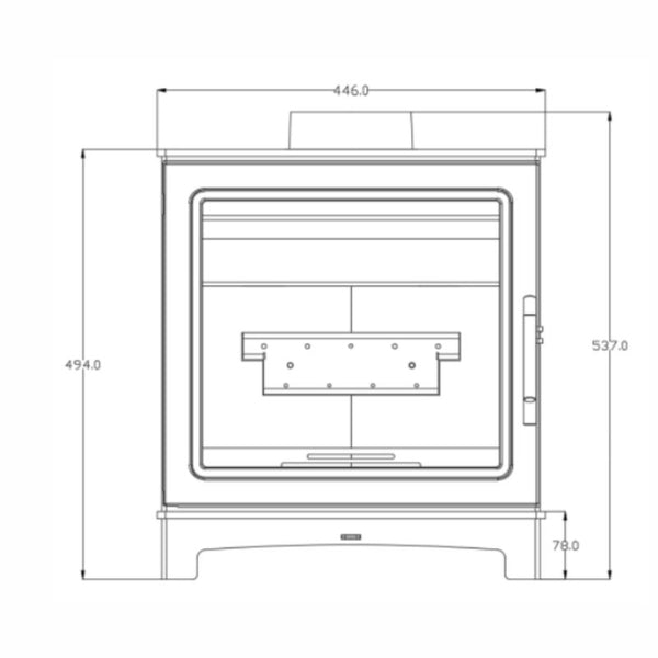 Mi-Fires Loughrigg 4.9kW SIA Eco Design Ready 2022 Defra Wood Stove – The  Stove House