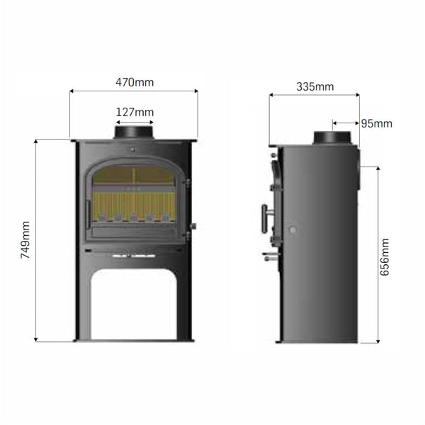 Hunter Cleanburn Lovenholm Euro Defra Approved Stove The Stove House
