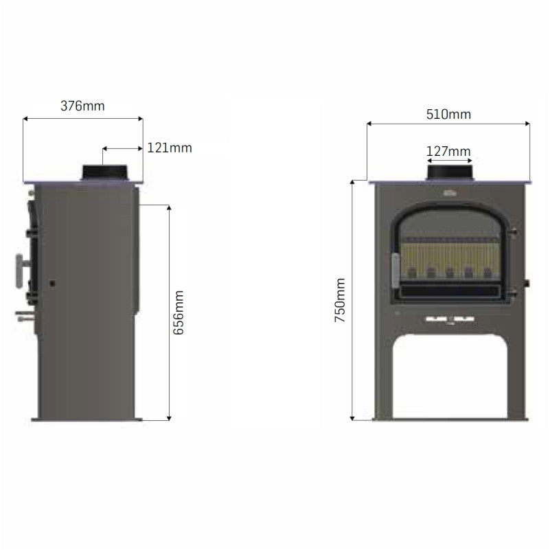 Cleanburn Norreskoven Euro - The Stove House