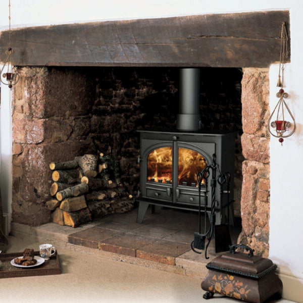 Parkray Consort 9 Wood u0026 Multifuel Stove with 1 or 2 door option – The Stove  House