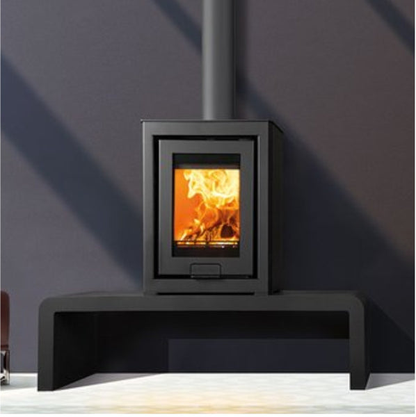 Hunter Di Lusso R4 Cube Woodburner Quattro, Arco, Cento Stove u0026 Bench – The  Stove House