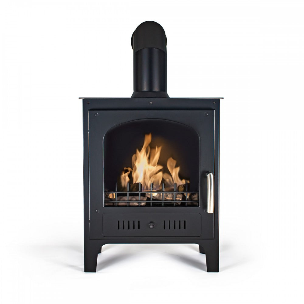 Traditional Slimline Black Bioethanol Stove