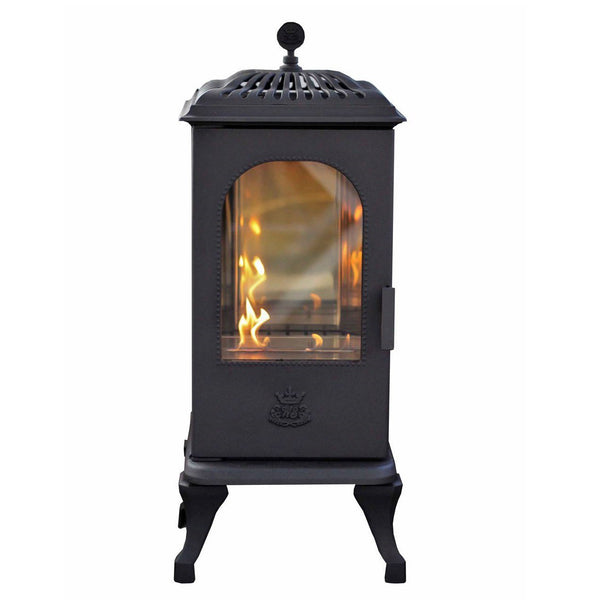 Westbo of Sweden Victoria Cast Iron Bioethanol potbelly traditional Victorian style woodburning stove that runs on bio ethanol fue