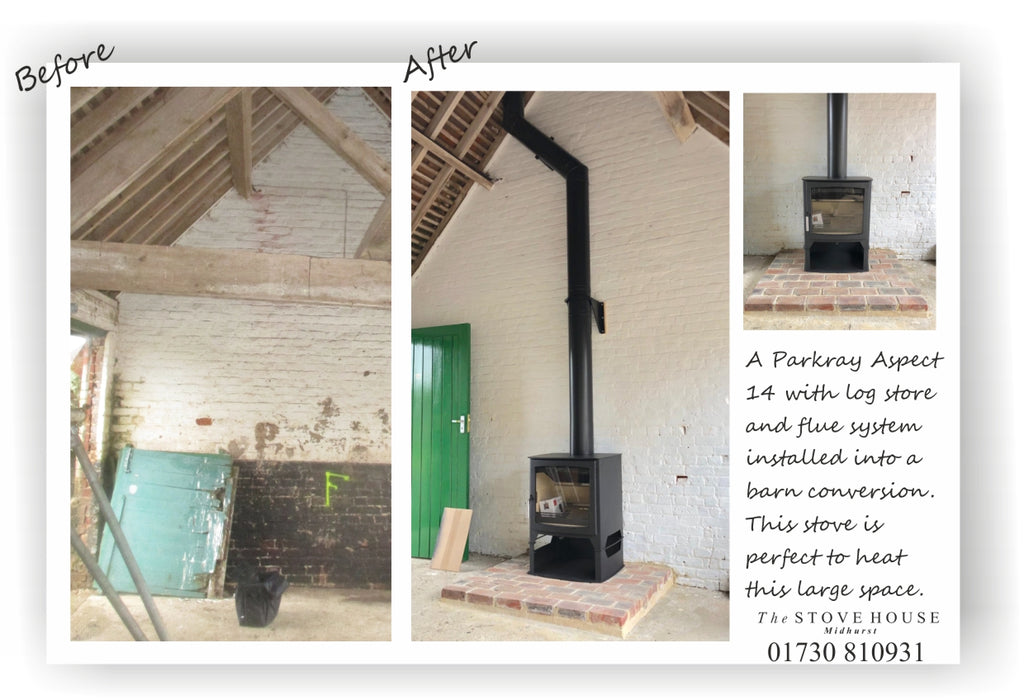 Barn conversion underway - how are you going to heat that large space?