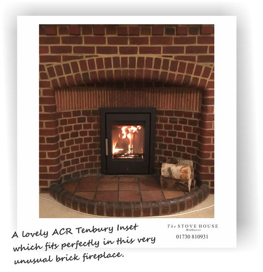 An ACR Tenbury Inset Stove Supplied and Fitted by The Stove House