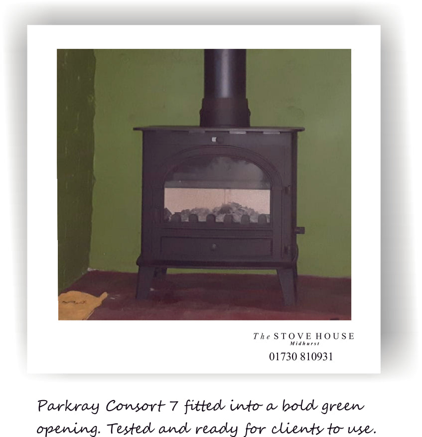 Hunter Parkray Consort 7 Woodburning Stove - Supplied & Fitted by The Stove House