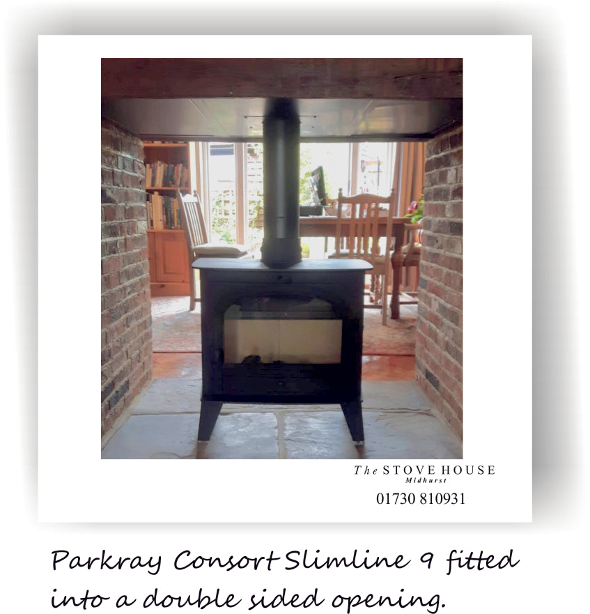 Parkray Consort slimline 9 supplied and installed by The Stove House 01730 810931