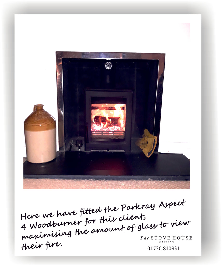 The Stove House strikes again! - Another supply & installation, this time a Parkray Aspect 4 Woodburning Stove