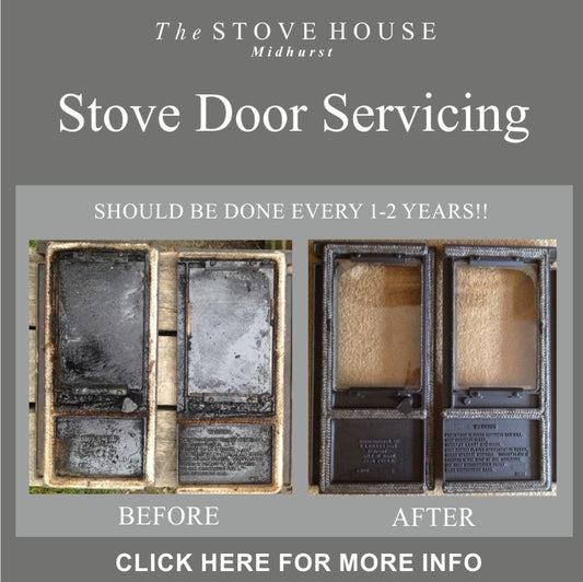 stove door servicing refurb at The Stove house 01730 810931