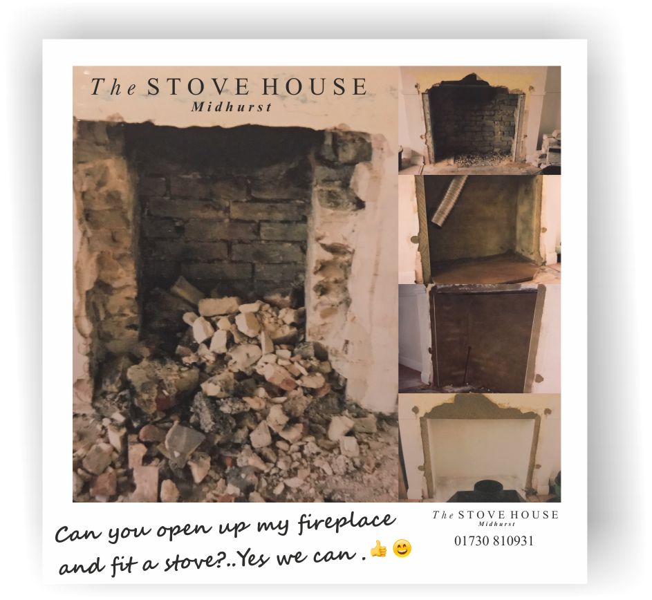 Fireplace Too Small? Open Up Your Fireplace To Take A Stove