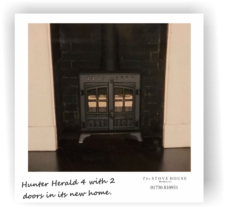 Hunter Herald 4 Stove Installation - 2 Door Option