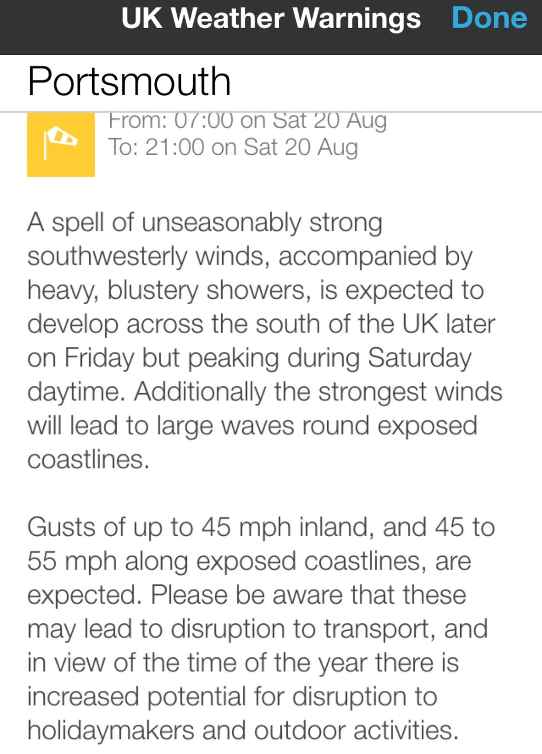 Wild and Windy Weather!