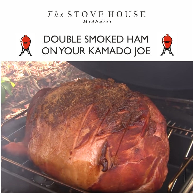 Double Smoked Ham on the Kamado Joe