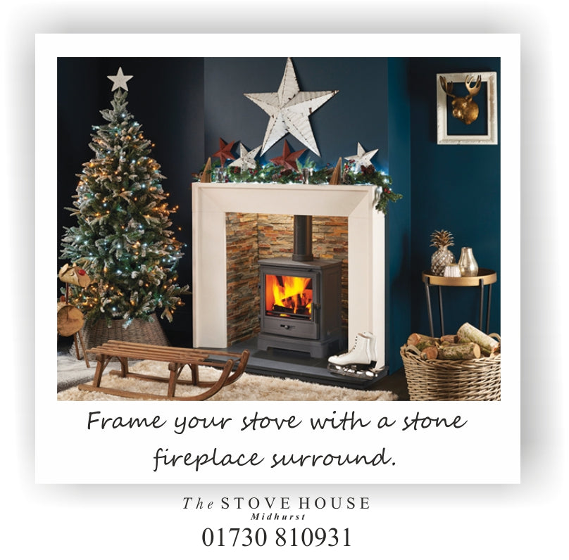 Stone fireplace surrounds Supplied and installed by The Stove House, between Chichester and Haslemere. 01730 810931