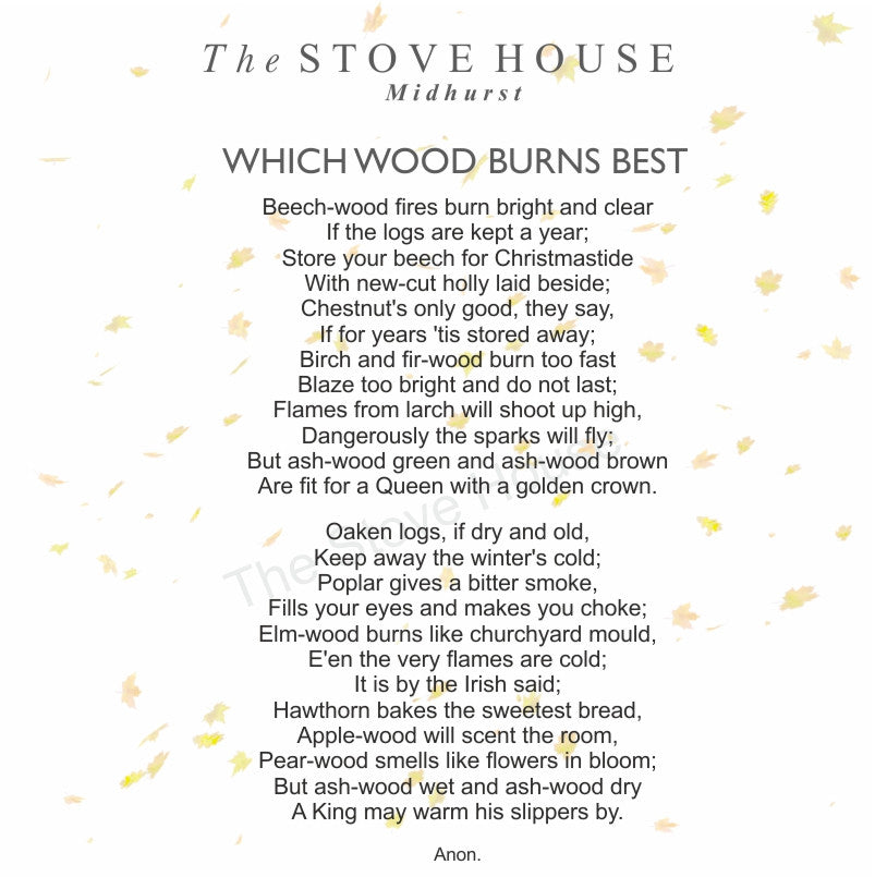 WHICH WOOD BURNS BEST?