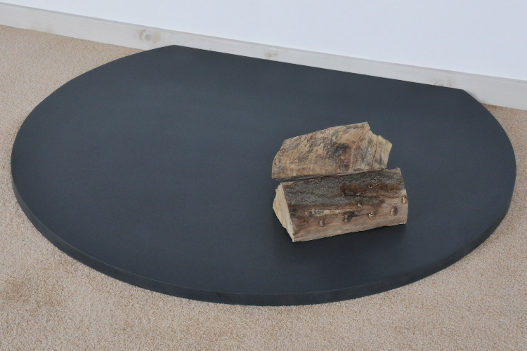 Honed Black Granite Hearths
